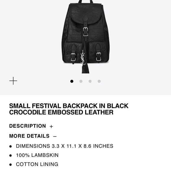 Saint Laurent Festival Backpack - Picture 5 of 5